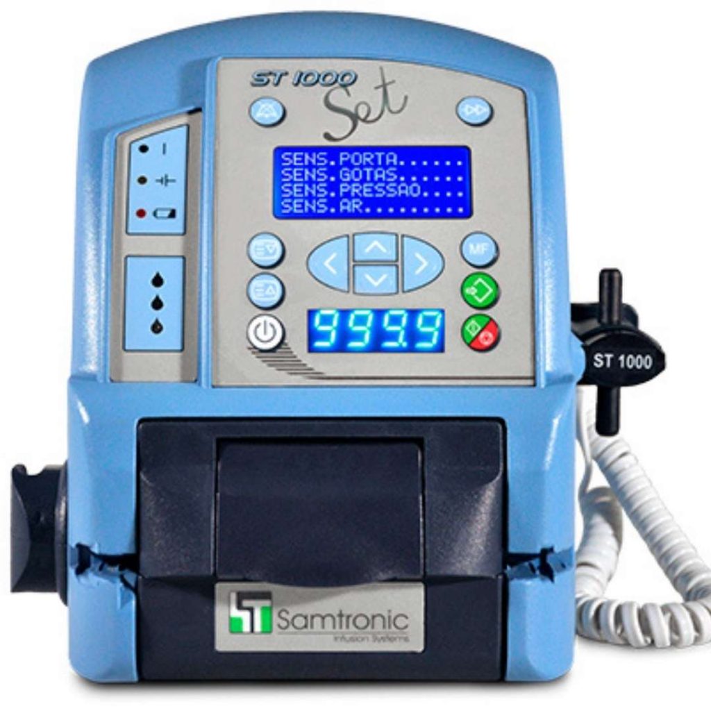 bomba de infusión, bomba de infusion samtronic, terapia de infusion