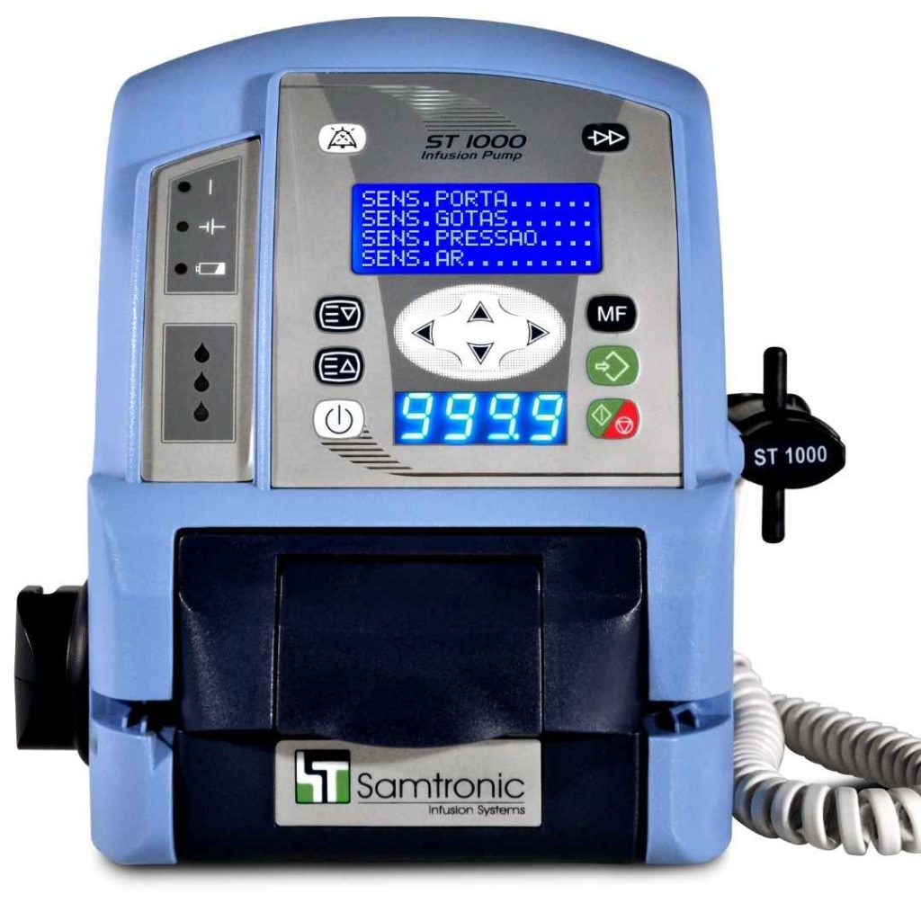 bomba de infusion samtronic, bomba de infusion st1000, bomba de infusion ST1000